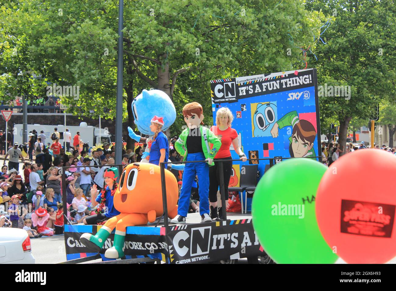 Sfilata di Natale ad Auckland. Nuova Zelanda. 20 novembre 2011 Foto Stock