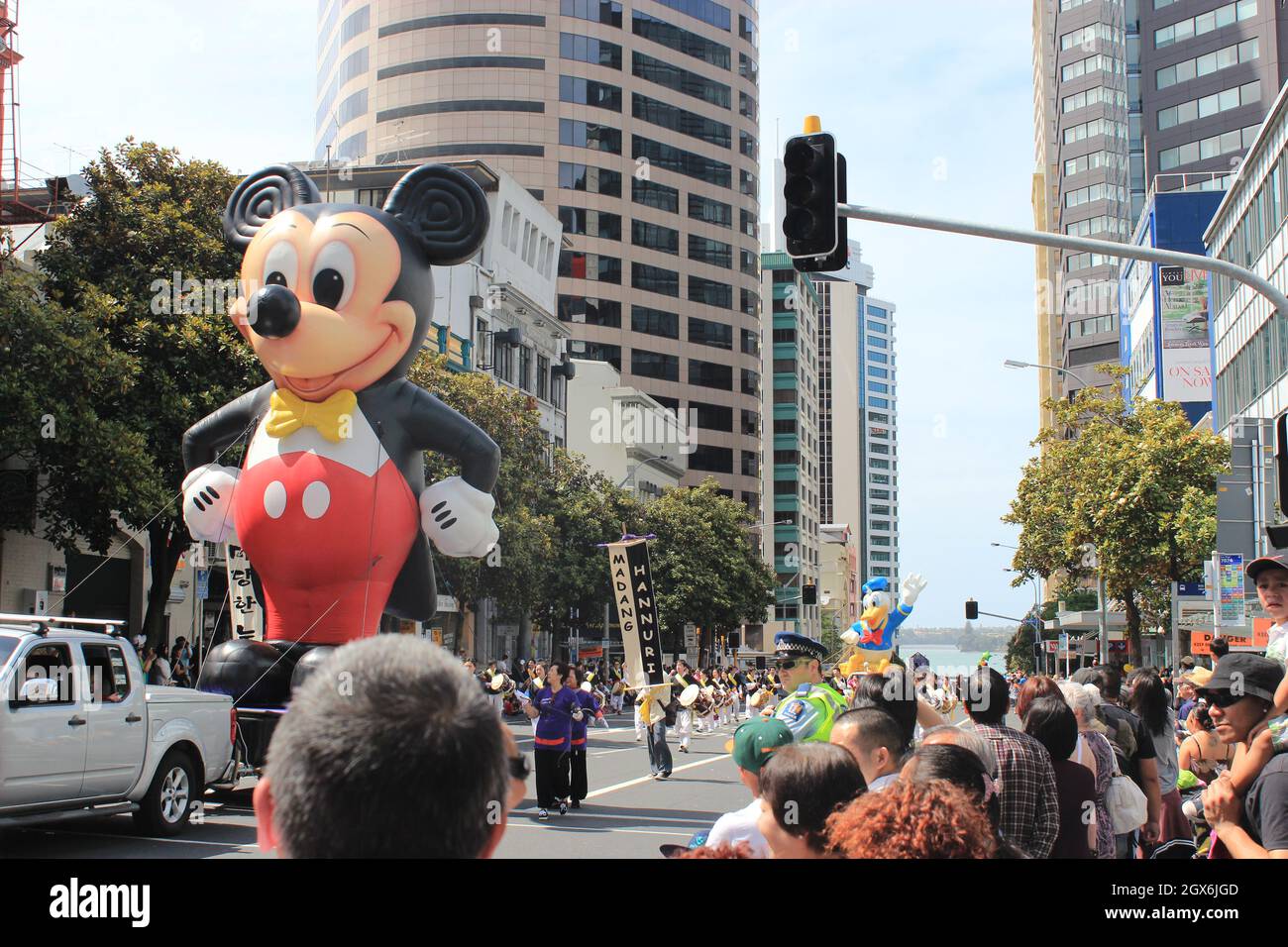 Sfilata di Natale ad Auckland. Nuova Zelanda. 20 novembre 2011 Foto Stock