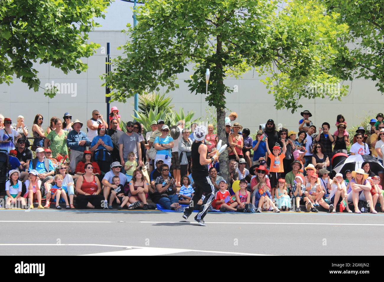 Sfilata di Natale ad Auckland. Nuova Zelanda. 20 novembre 2011 Foto Stock