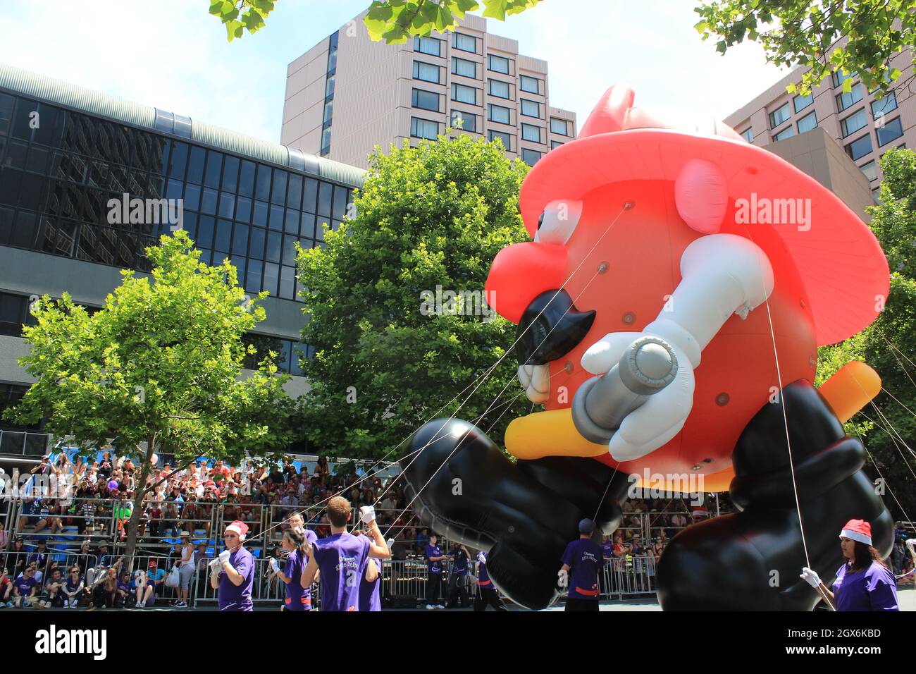 Sfilata di Natale ad Auckland. Nuova Zelanda. 20 novembre 2011 Foto Stock