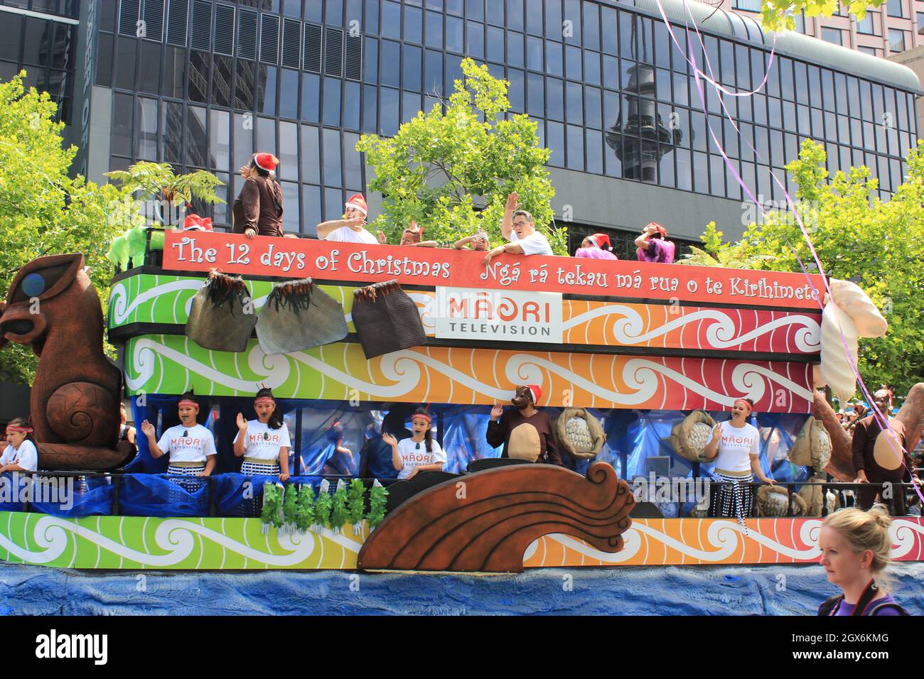 Sfilata di Natale ad Auckland. Nuova Zelanda. 20 novembre 2011 Foto Stock