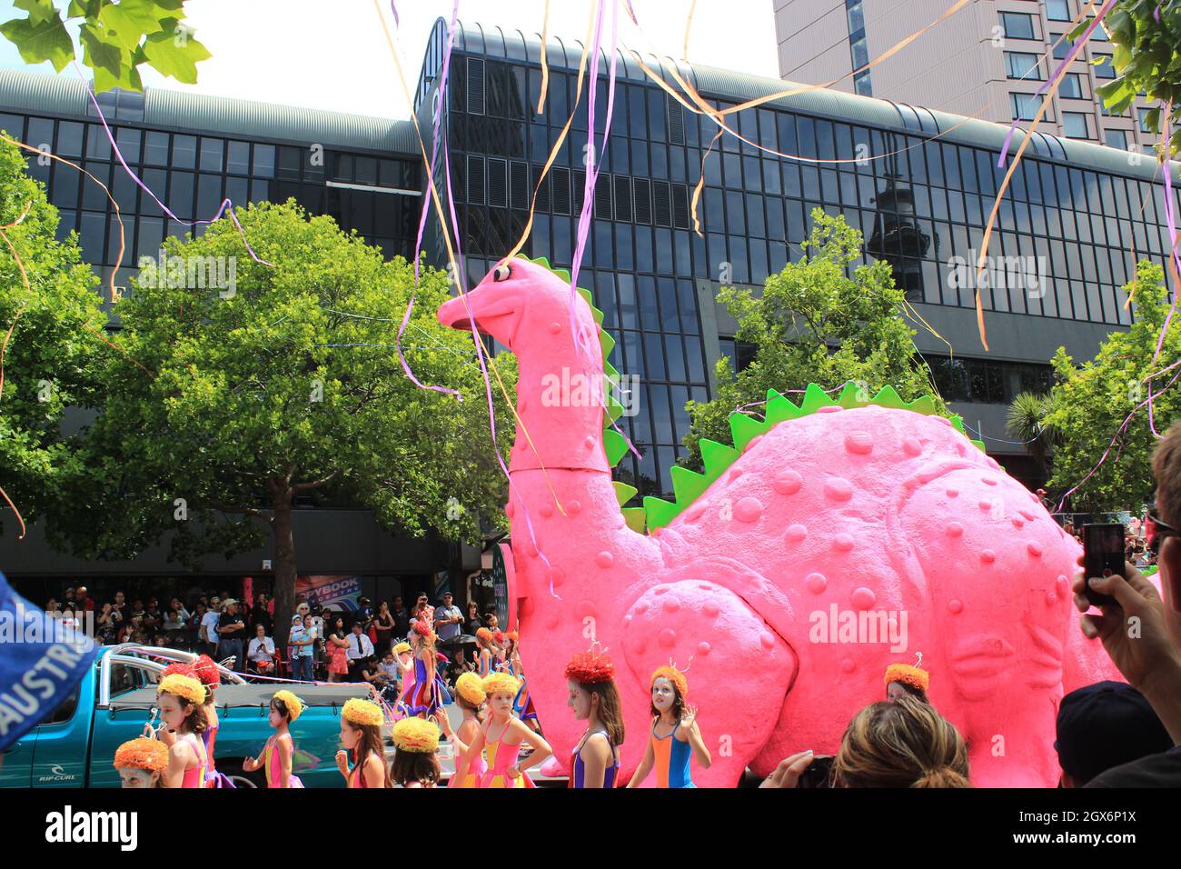 Sfilata di Natale ad Auckland. Nuova Zelanda. 20 novembre 2011 Foto Stock