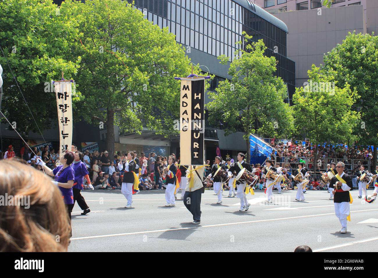 Sfilata di Natale ad Auckland. Nuova Zelanda. 20 novembre 2011 Foto Stock