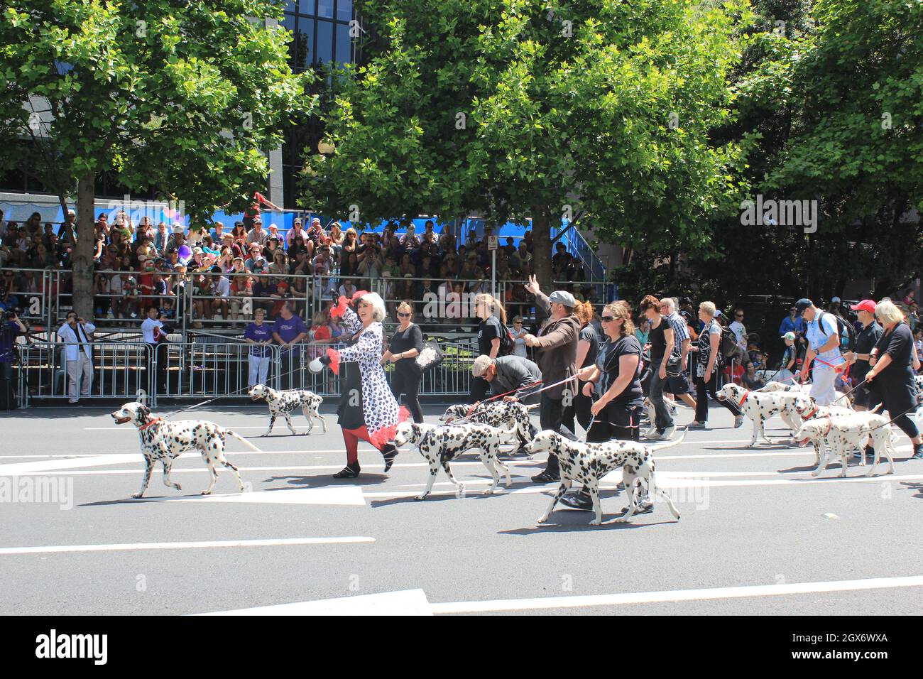 Sfilata di Natale ad Auckland. Nuova Zelanda. 20 novembre 2011 Foto Stock