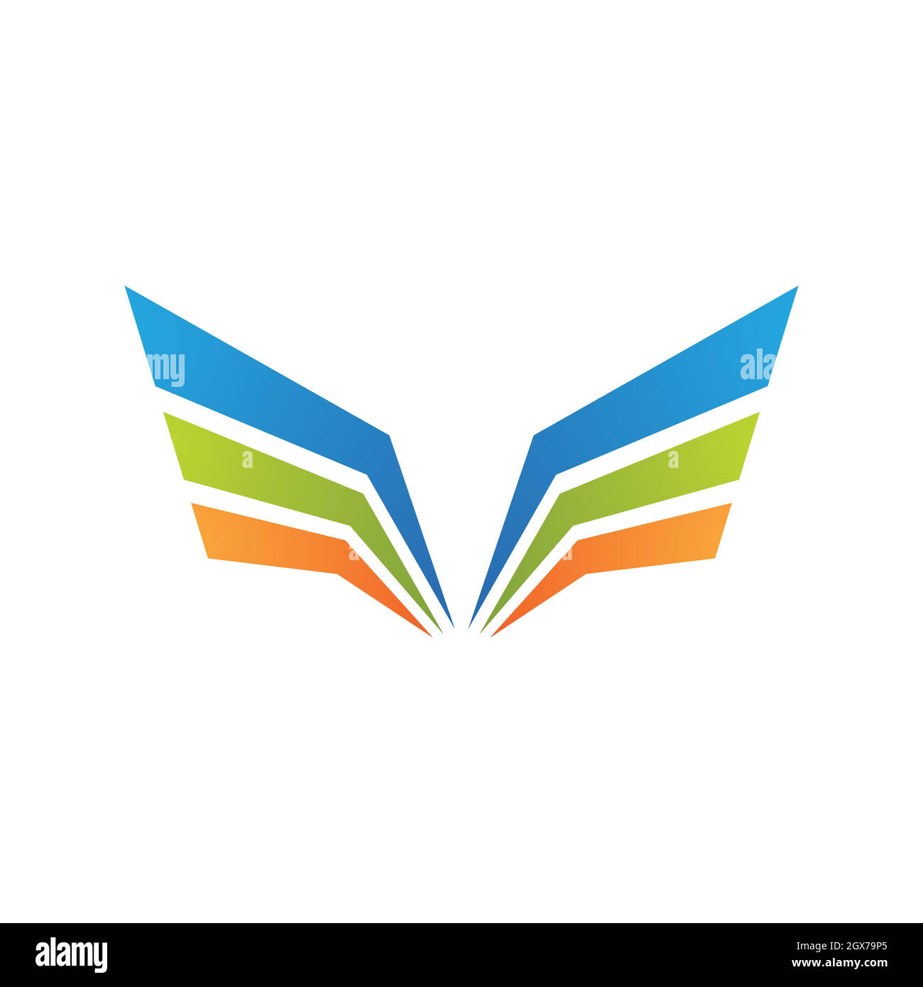 Design vettoriale del modello di logo finanziario Illustrazione Vettoriale