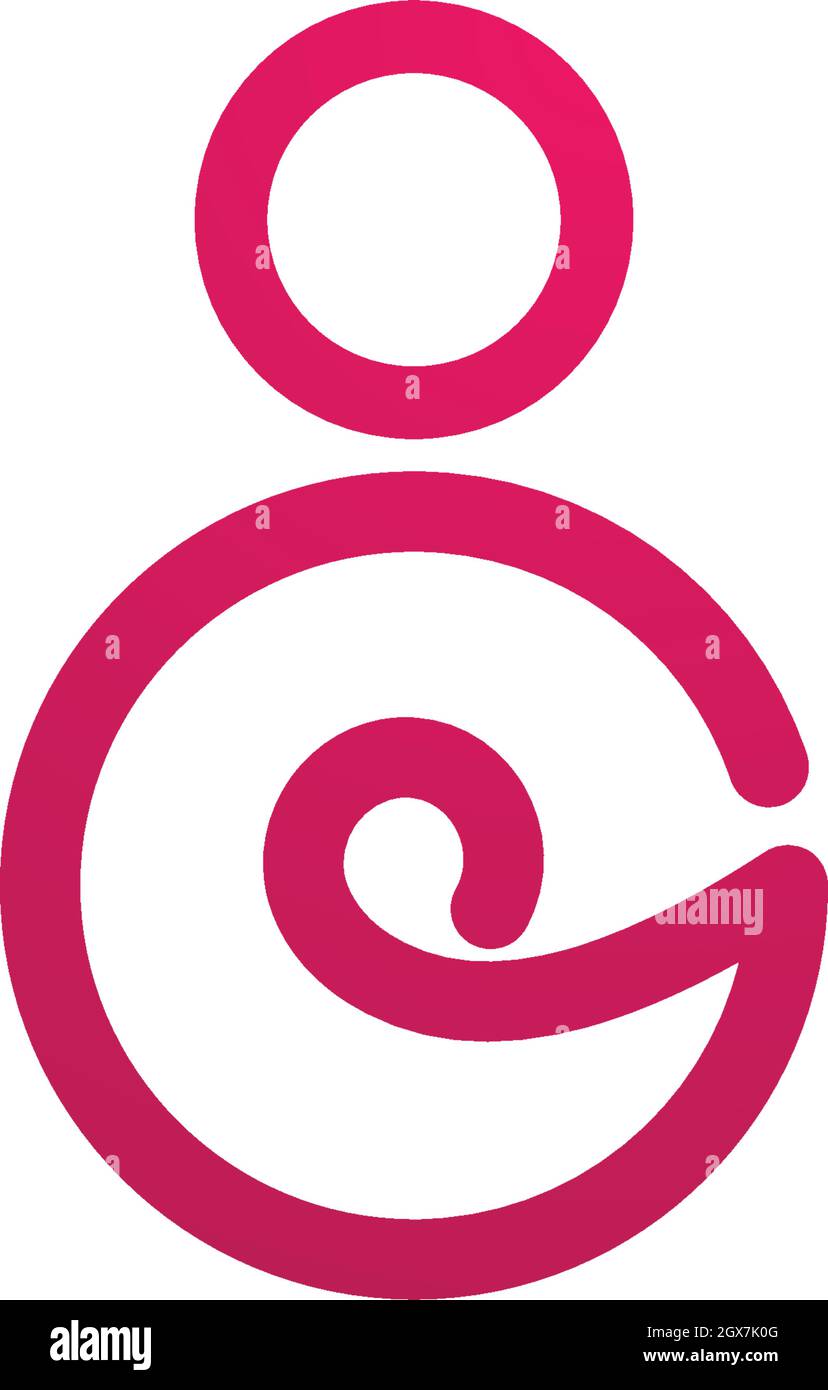 modello icona vettore logo donne incinte Illustrazione Vettoriale