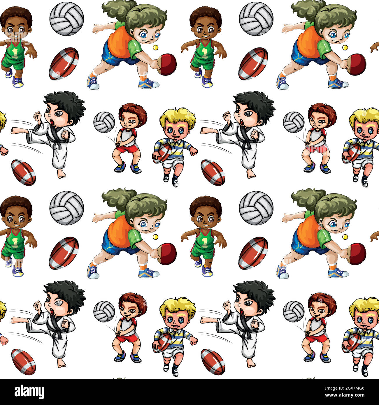 Sfondo perfetto per le persone che praticano sport Illustrazione Vettoriale