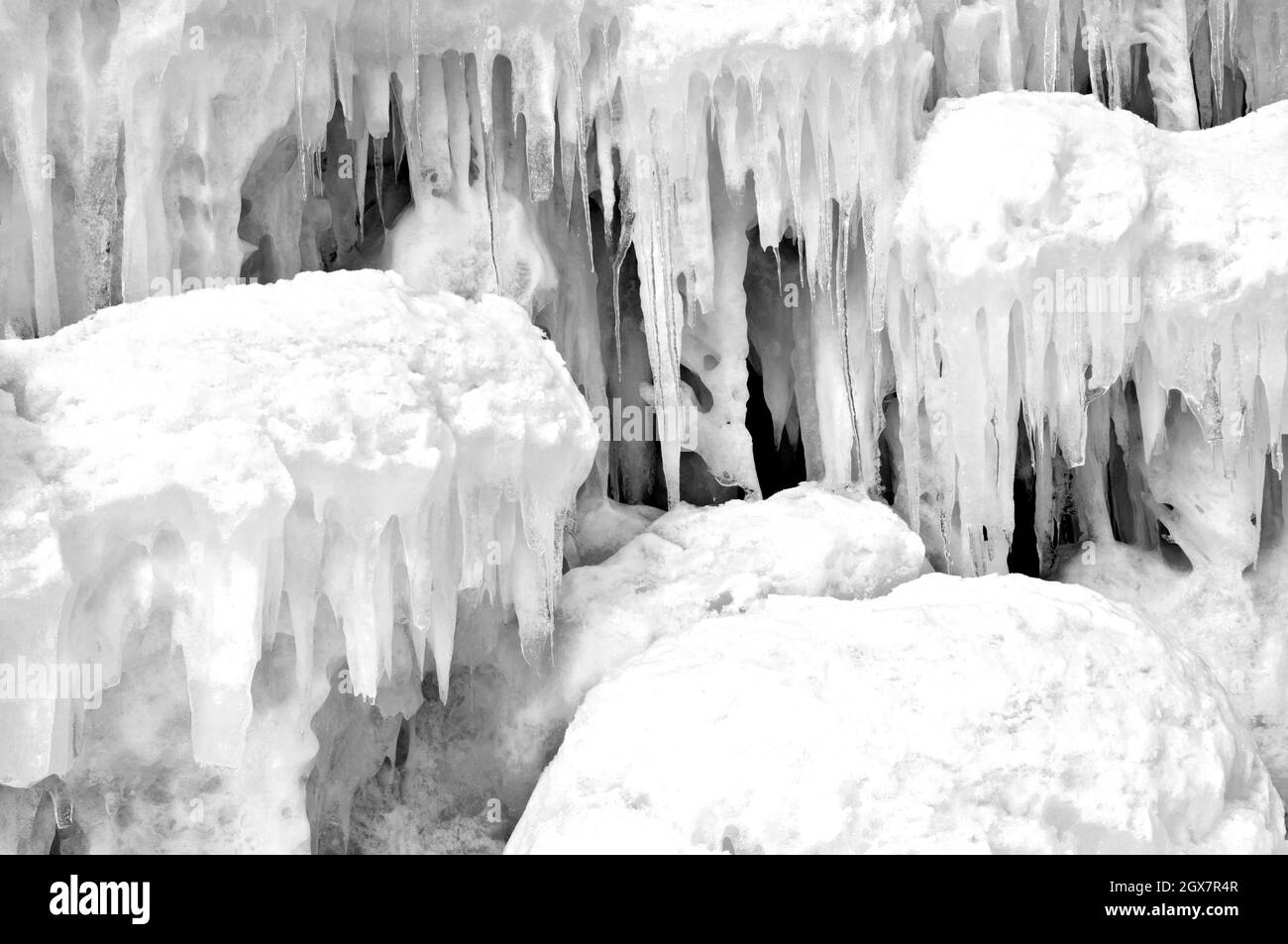 Mall of America Ice Castles a Bloomington, Minnesota Foto Stock