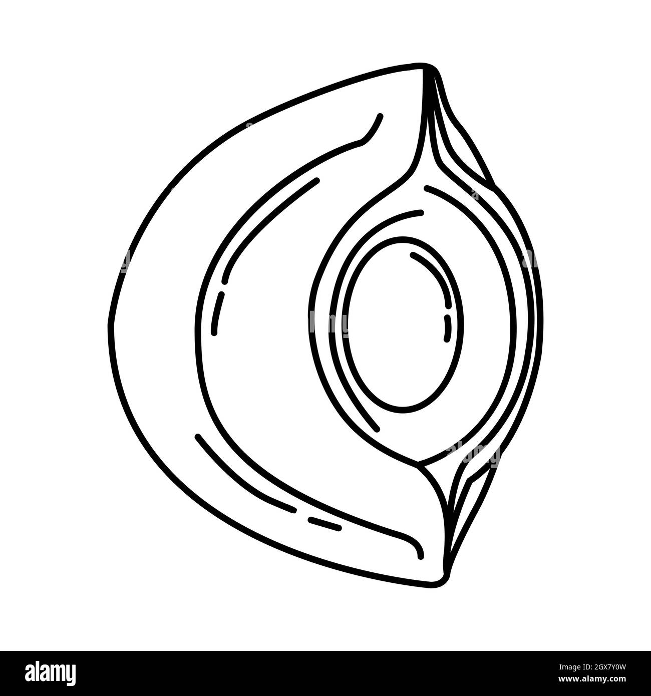 Hajar Aswad fa parte del culto musulmano attività disegnata a mano icona insieme Vector. Illustrazione Vettoriale