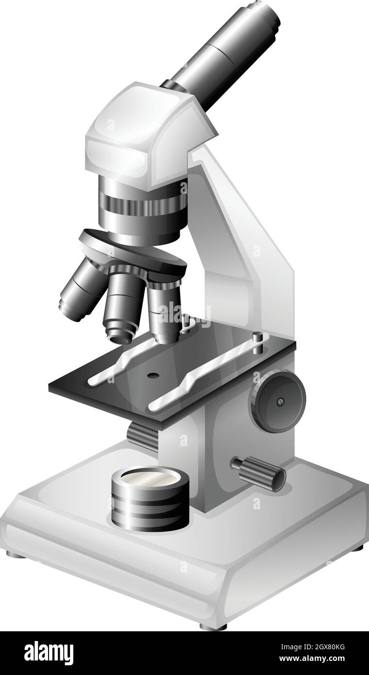 Uno strumento microscopico Illustrazione Vettoriale