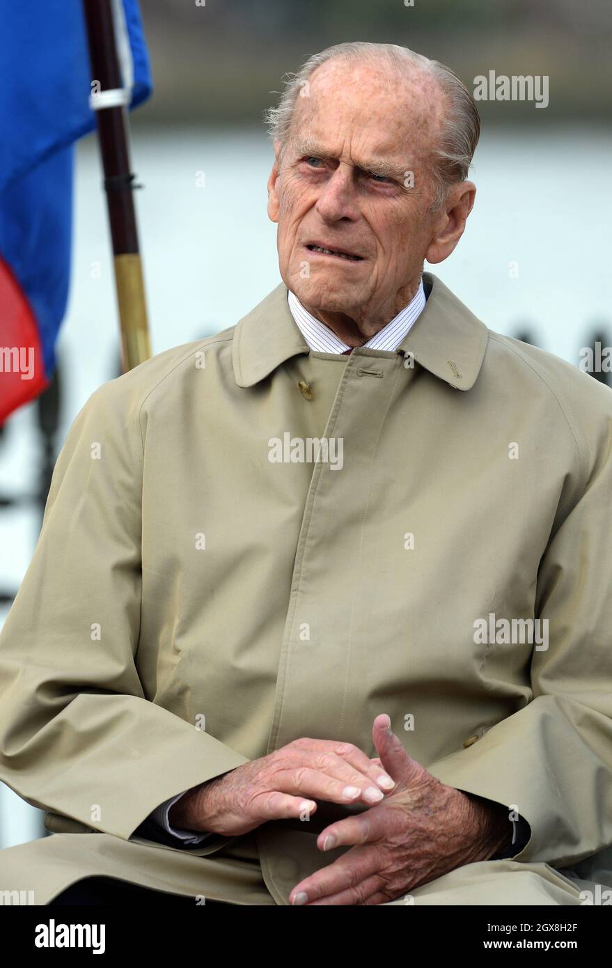 Il Principe Filippo, Duca di Edimburgo, partecipa alla cerimonia di ridenominazione della nave Clipper "la Città di Adelaide" presso l'Old Royal Naval College di Greenwich. Foto Stock