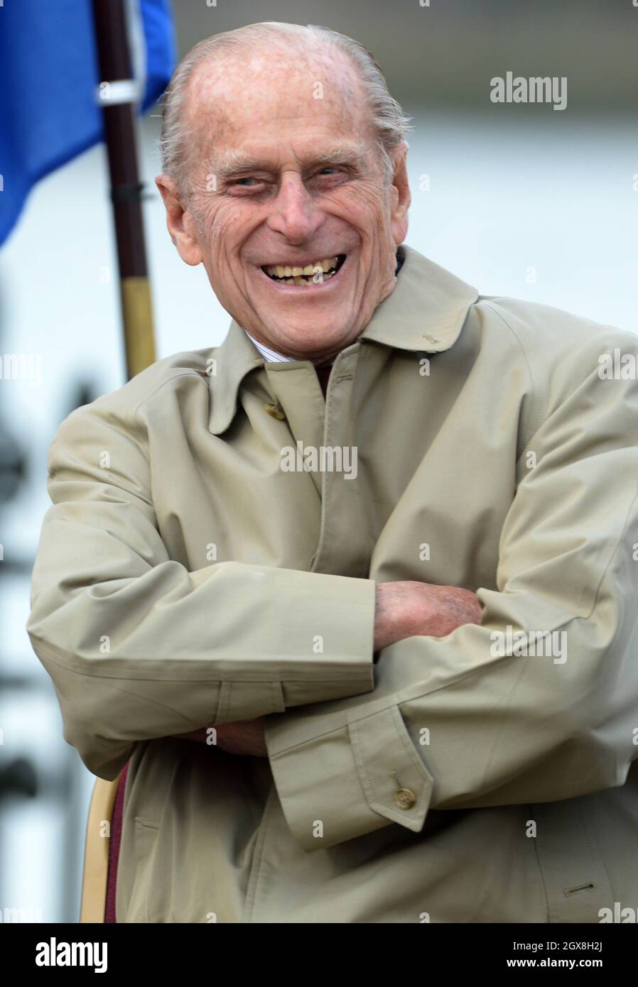 Il Principe Filippo, Duca di Edimburgo, partecipa alla cerimonia di ridenominazione della nave Clipper "la Città di Adelaide" presso l'Old Royal Naval College di Greenwich. Foto Stock