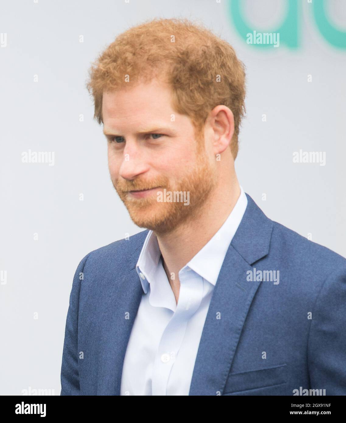 Prince Harry apre ufficialmente la Global Academy a sostegno dei Capi insieme il 20 aprile 2017 a Hayes, Londra Foto Stock