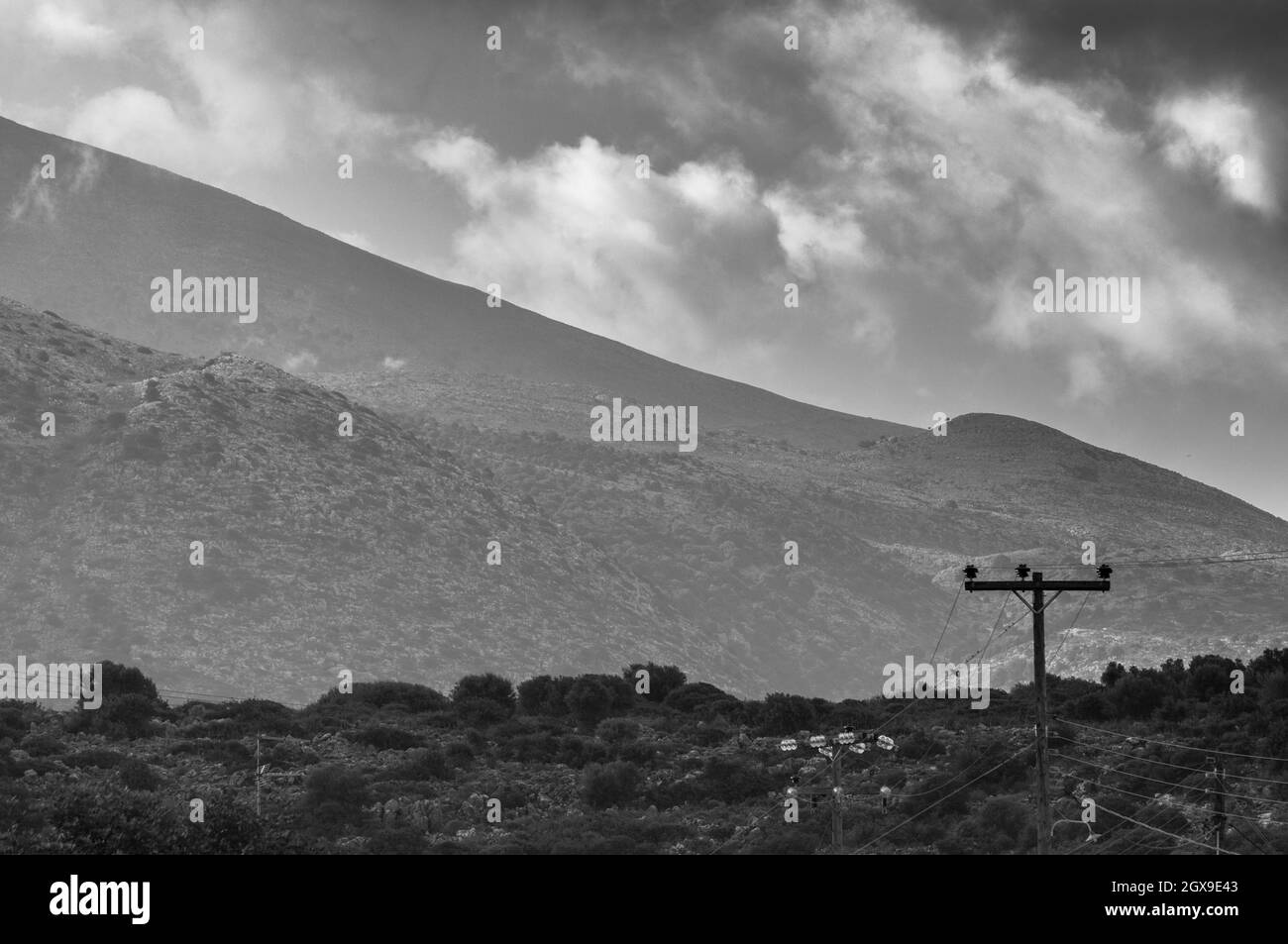 Vista della località di Stalida sull'isola di Creta Foto Stock
