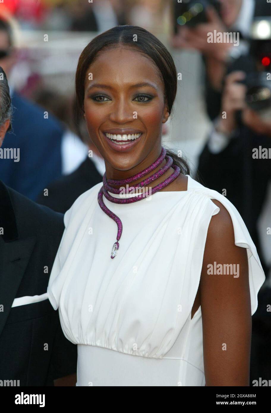 Naomi Campbell alla prima dei Ladykillers, parte del Festival del Cinema di Cannes 2004. Doug Peters/allactiondigital Foto Stock