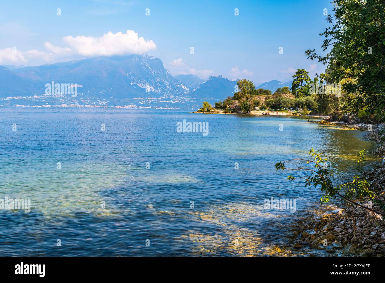 Punta San Vigilio, incanto sul Lago di Garda Foto Stock