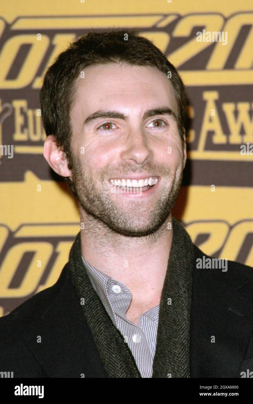 Il cantante del maroon 5 Adam Levine al MTV Europe Music Awards 2004 Nominations Press Conference tenutasi a Sketch a Londra. Foto Stock
