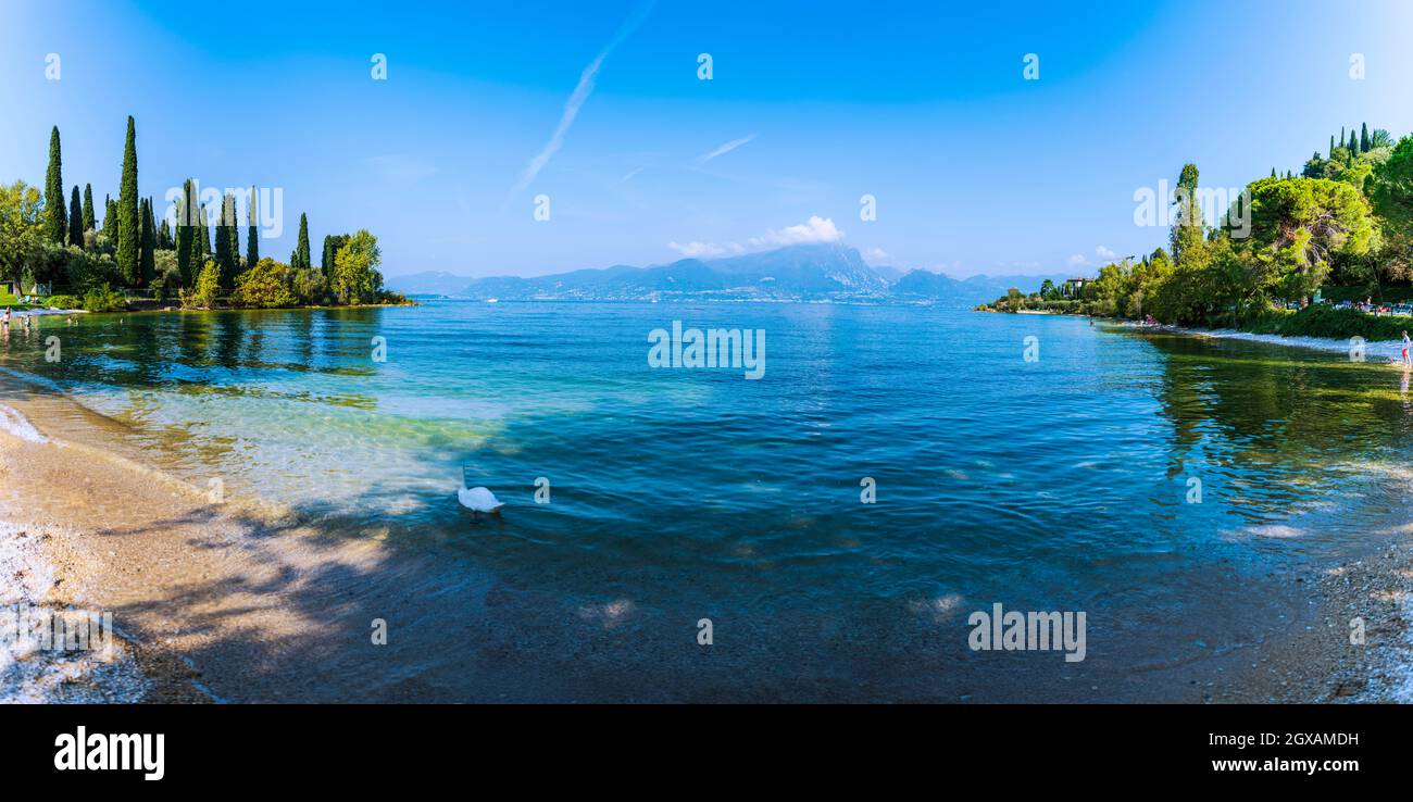 Punta San Vigilio, incanto sul Lago di Garda Foto Stock