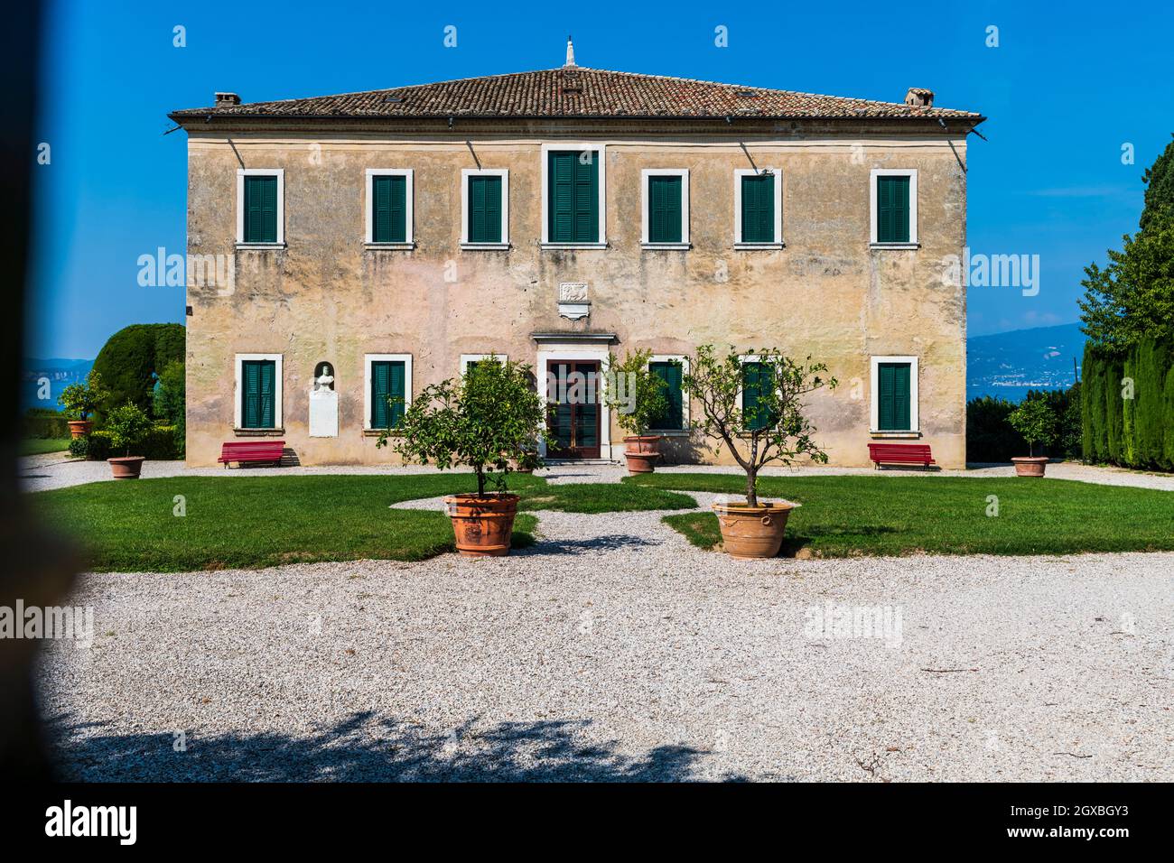 Punta San Vigilio, incanto sul Lago di Garda Foto Stock