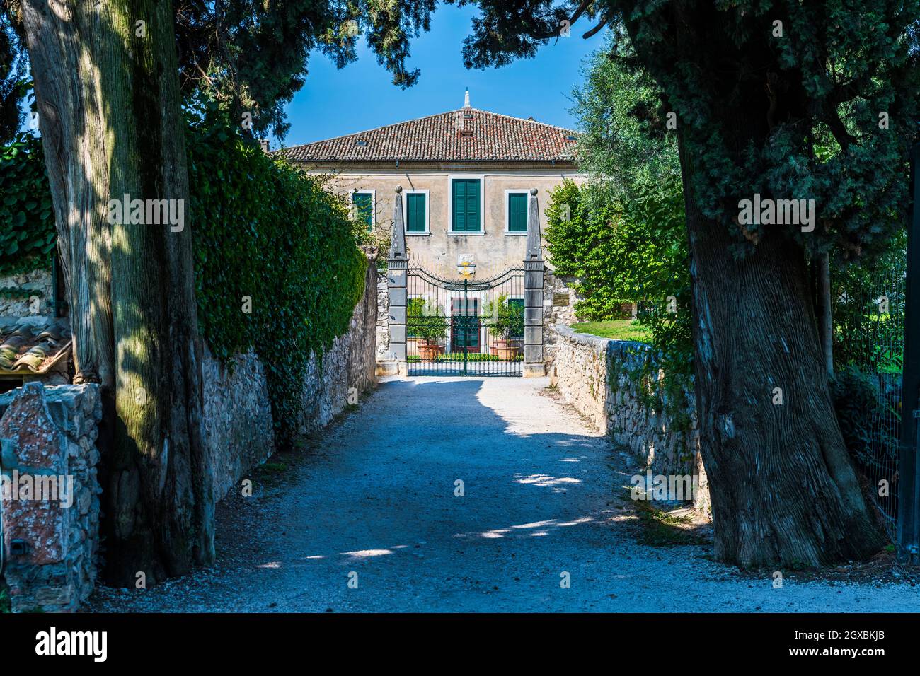 Punta San Vigilio, incanto sul Lago di Garda Foto Stock