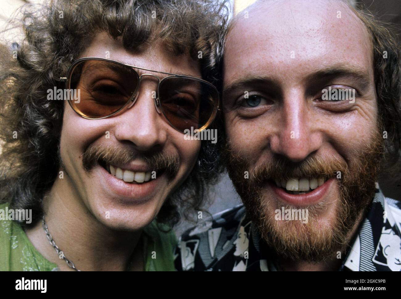 Duo rock britannico Hudson Ford, circa 1975 Foto Stock