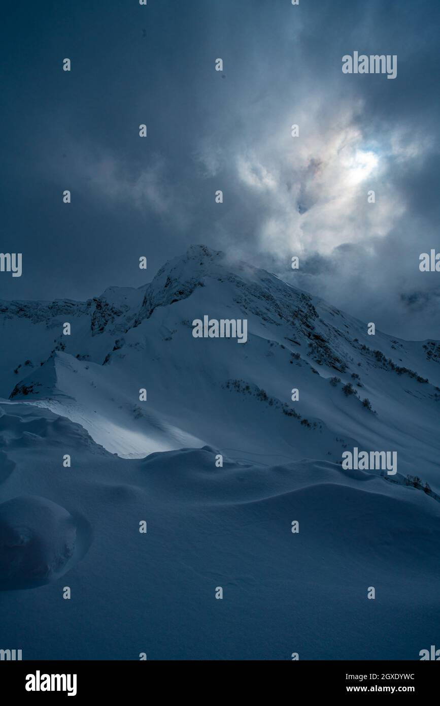 Le montagne di Krasnaya Polyana, Sochi, Russia Foto Stock