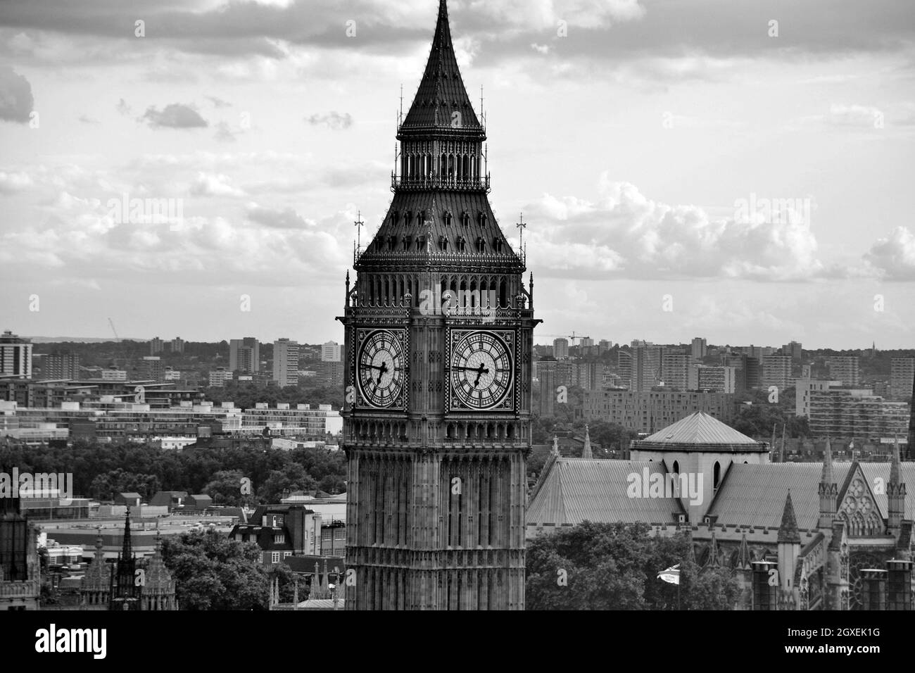 Big Ben (Torre dell'orologio), London, England, Regno Unito Foto Stock