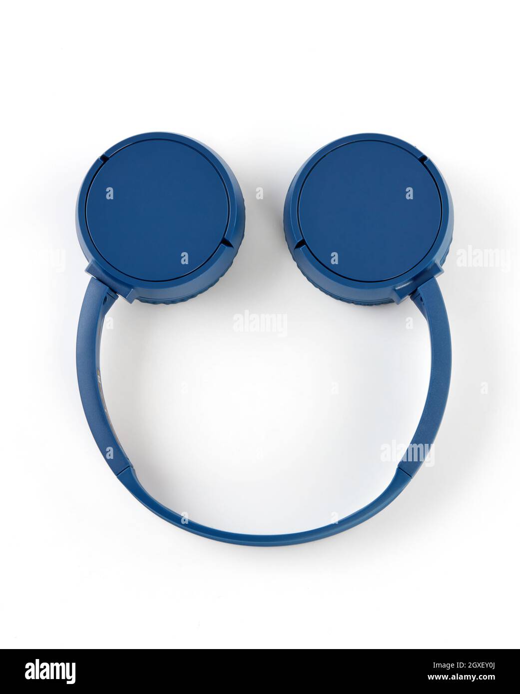 Cuffie facciali Smiley bianche Foto Stock