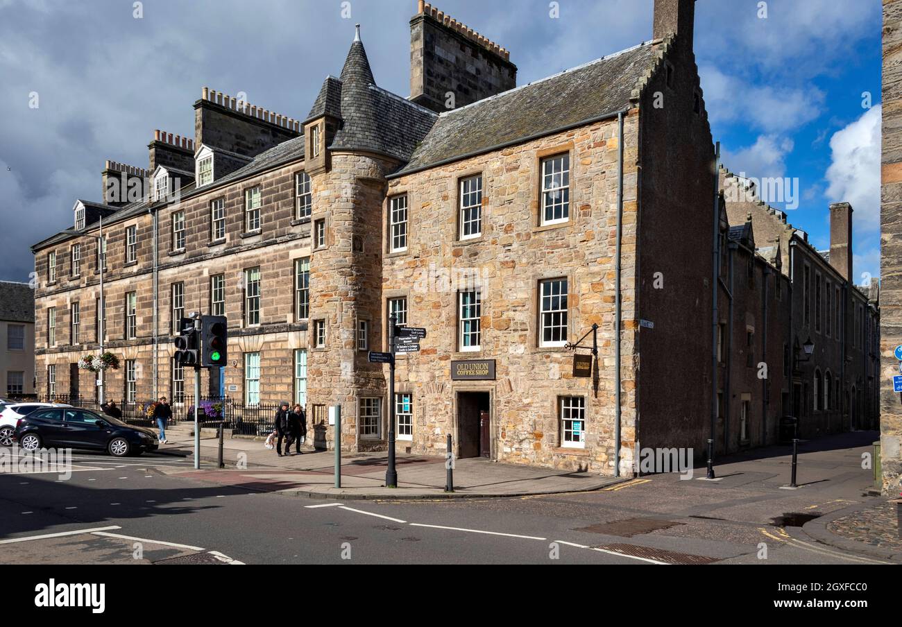 ST ANDREWS FIFE SCOTLAND IL VECCHIO EDIFICIO DELL'UNIONE E CAFFETTERIA APPARTENENTE ALLA ST ANDREWS UNIVERSITY Foto Stock