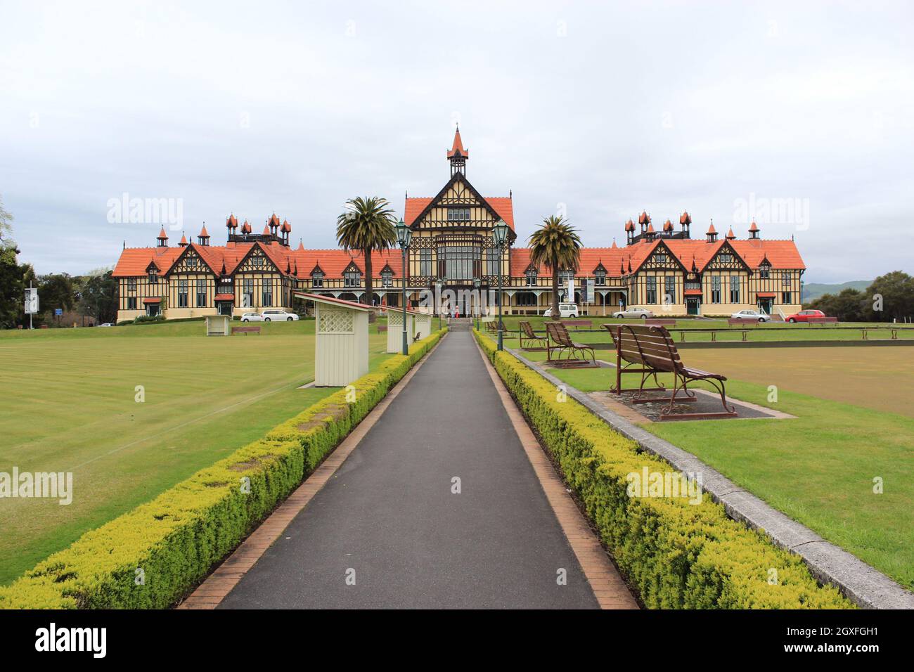 Giardino governativo a Rotorua, Nuova Zelanda. 17 Ott 2011 Foto Stock