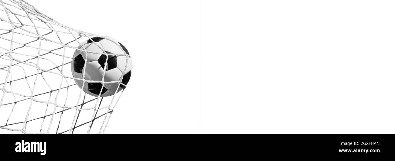 Gioco di calcio tradizionale con una palla di pelle Foto Stock