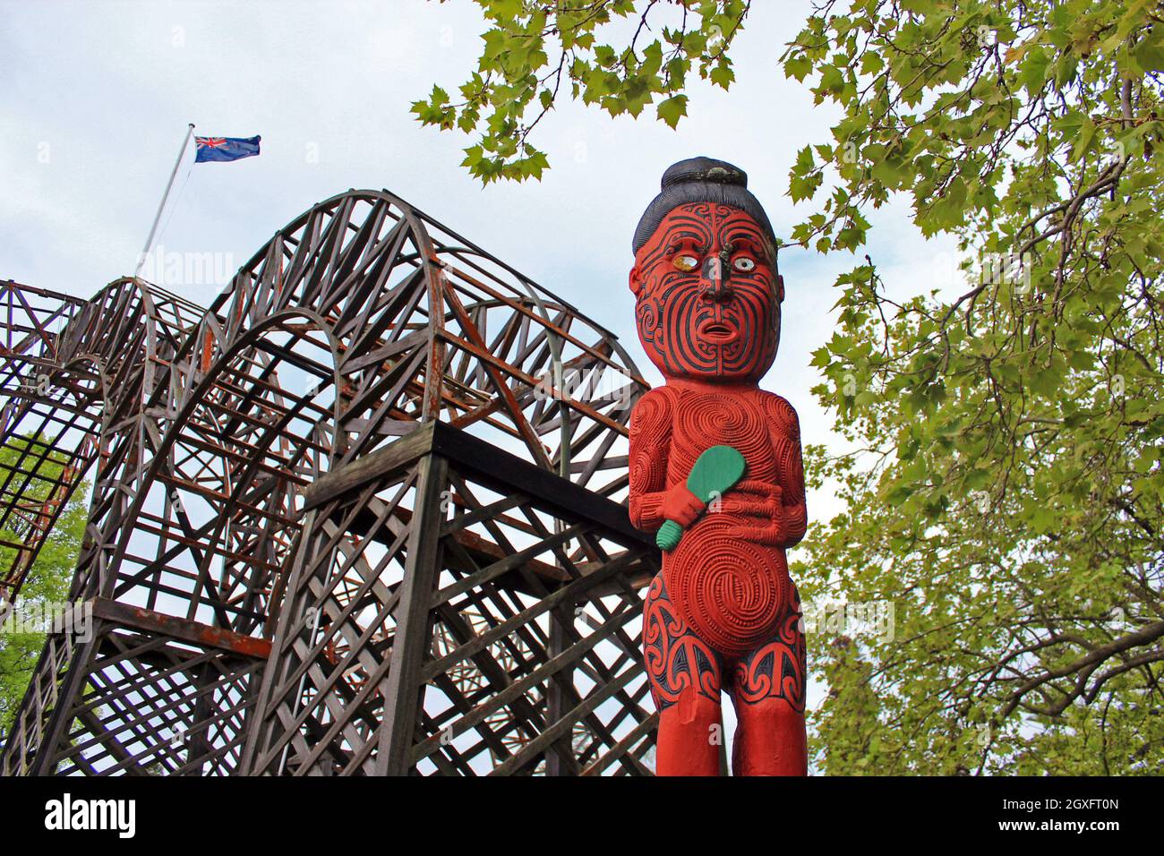 Giardino governativo a Rotorua, Nuova Zelanda. 17 Ott 2011 Foto Stock