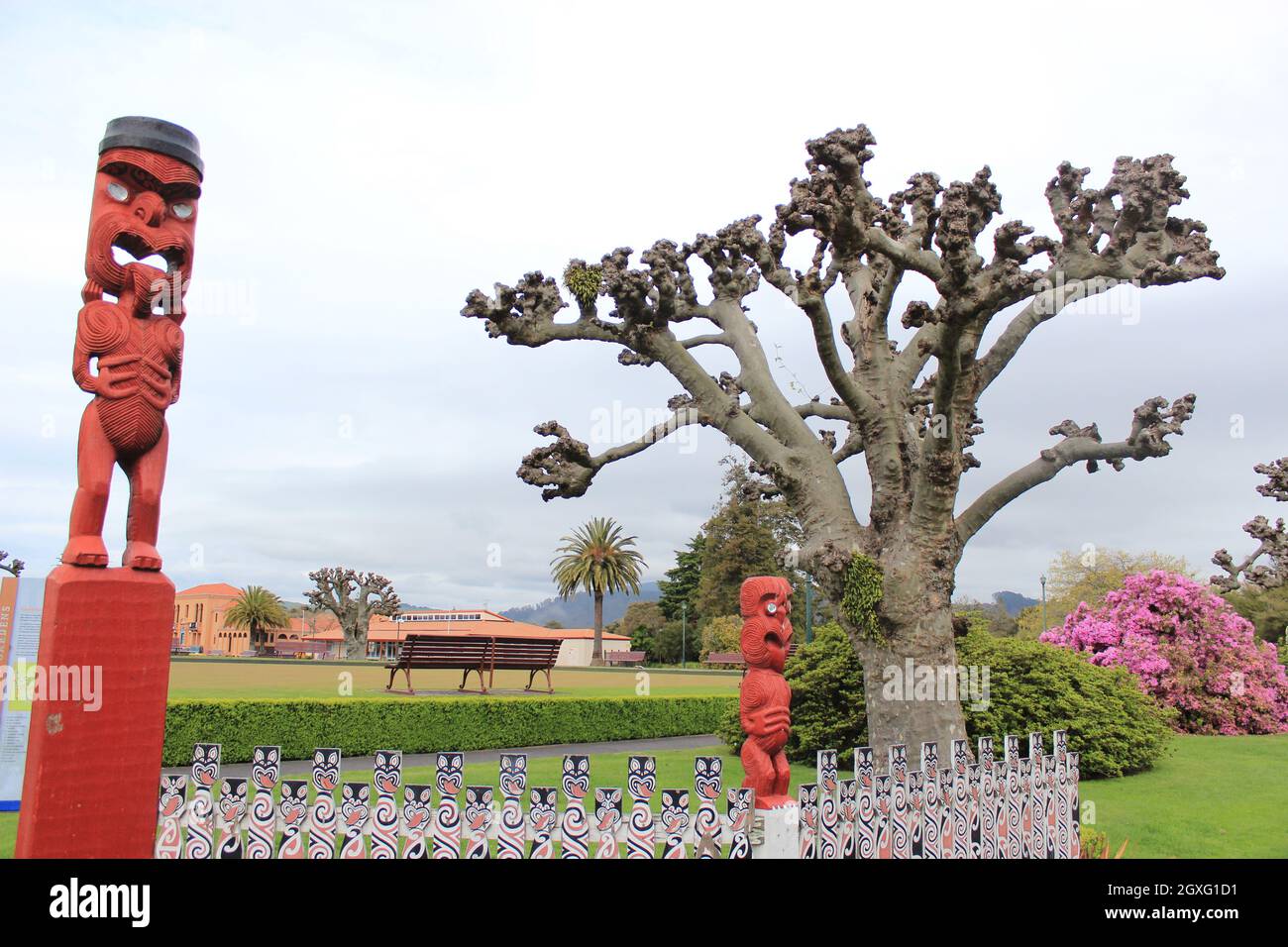 Giardino governativo a Rotorua, Nuova Zelanda. 17 Ott 2011 Foto Stock