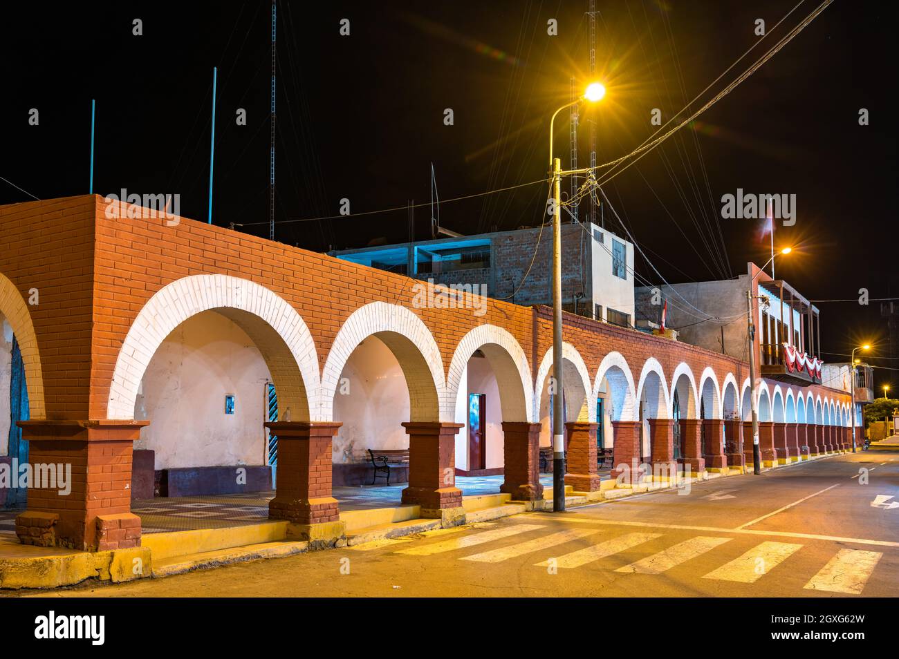 Municipio di Palpa in Perù Foto Stock