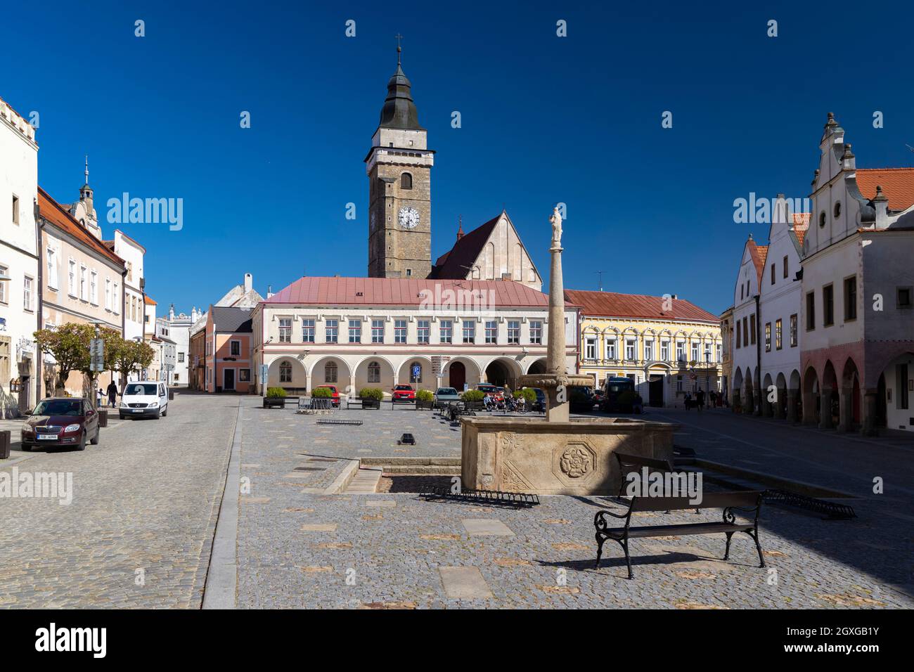 Slavonice, Boemia meridionale, Repubblica Ceca Foto Stock