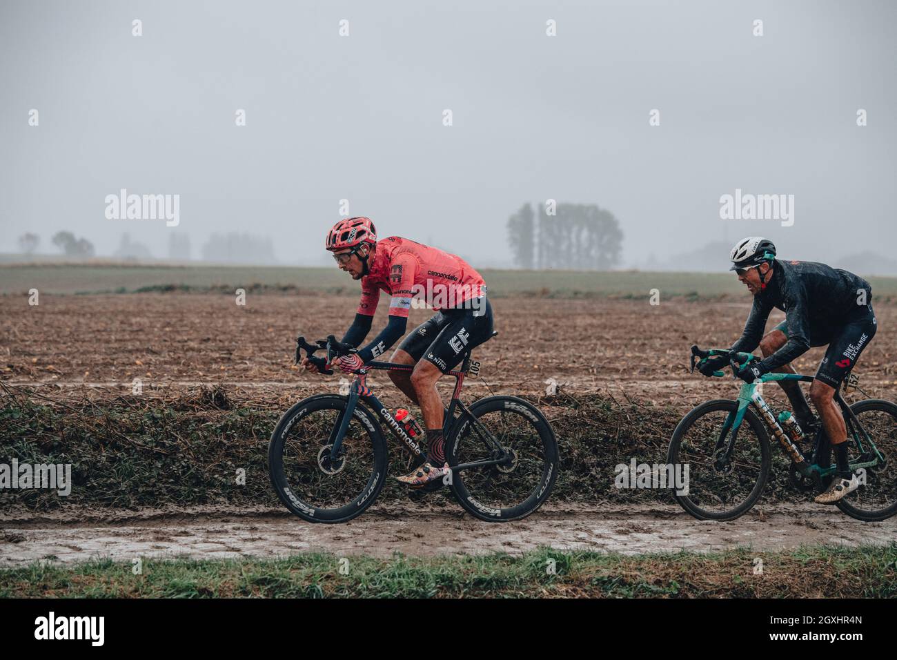 3 ottobre 2021 Parigi-Roubaix. Jonas Rutsch. Foto di Simon Gill. Foto Stock