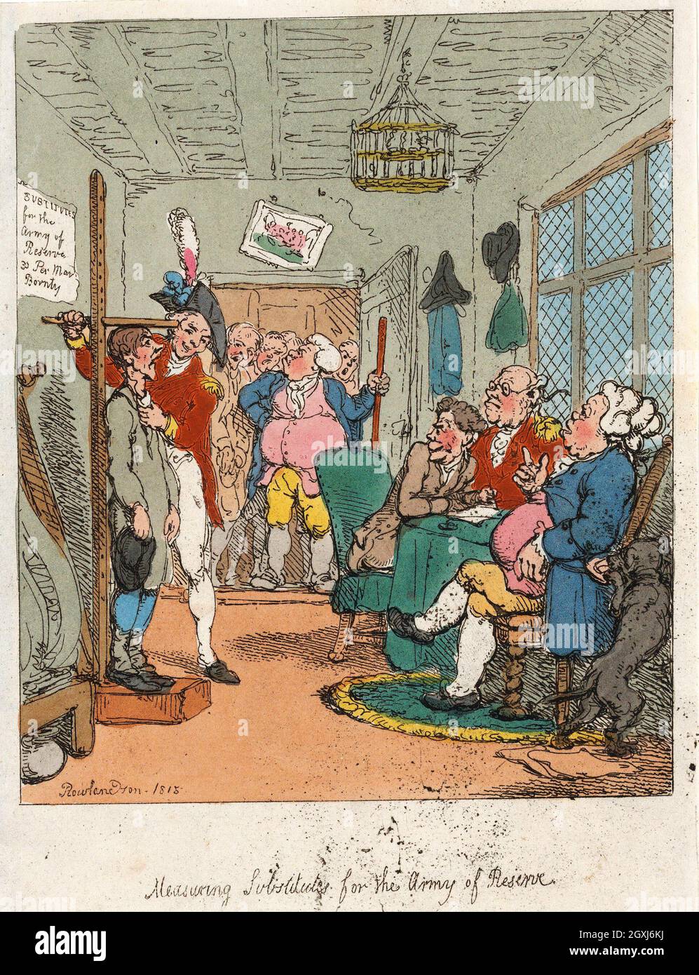 Artista: Thomas Rowlandson (1756-1827) artista e caricaturista inglese dell'epoca georgiana. Osservatore sociale, è stato un artista prolifico e tipografo. Credit: Thomas Rowlandson/Alamy Foto Stock