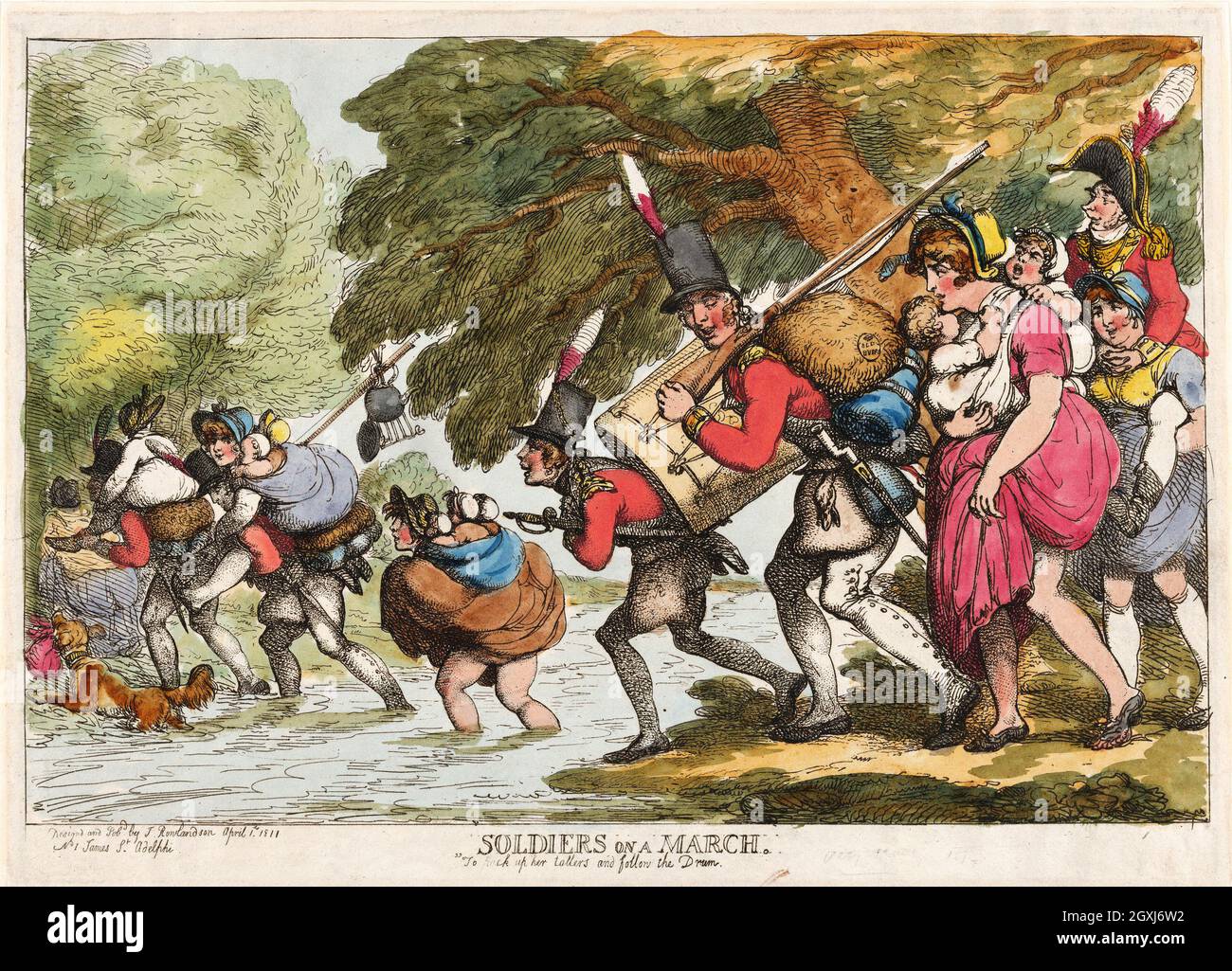 Artista: Thomas Rowlandson (1756-1827) artista e caricaturista inglese dell'epoca georgiana. Osservatore sociale, è stato un artista prolifico e tipografo. Credit: Thomas Rowlandson/Alamy Foto Stock