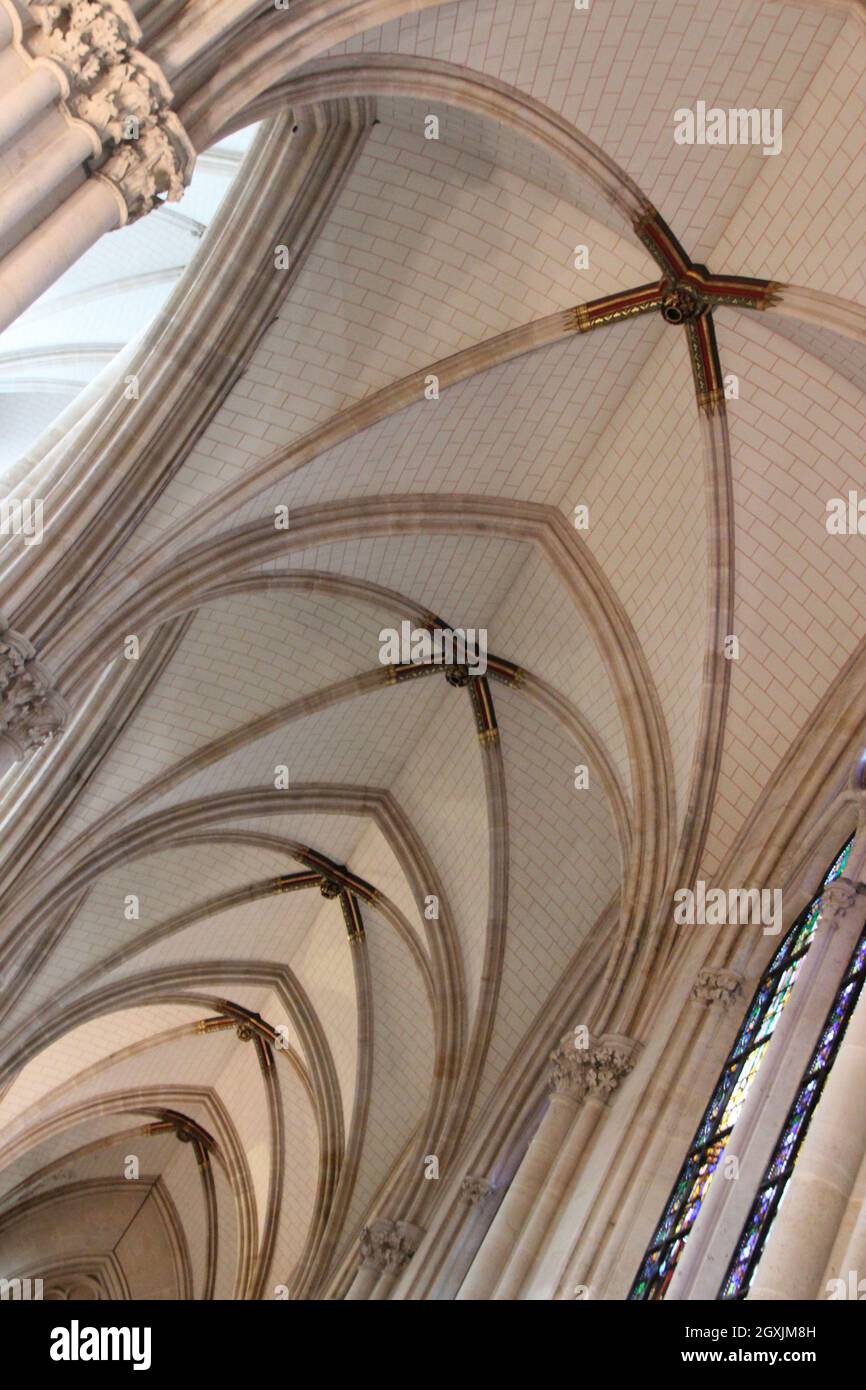 basilica di sainte-clotilde a parigi (francia) Foto Stock