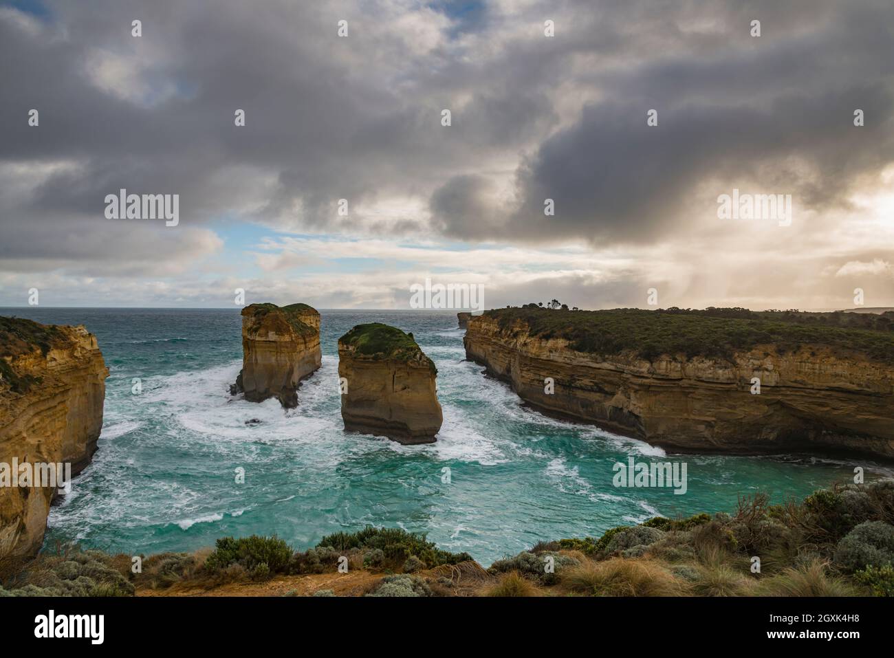 The Twelve Apostles, Twelve Apostles Marine National Park, Victoria, Australia Foto Stock