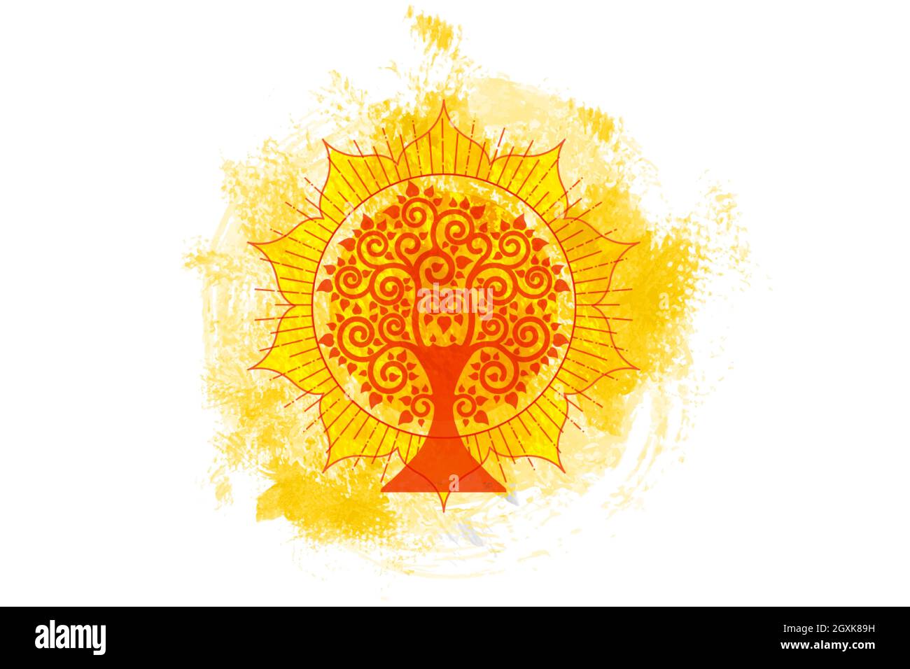 Bodhi tree vector vectors immagini e fotografie stock ad alta