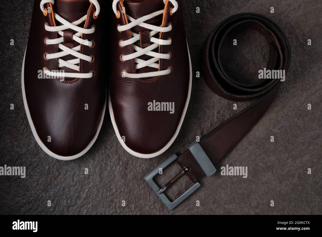 AMBITIOUS SNEAKERS UOMO 11218-6175AM PELLE MARRONE|acquista online