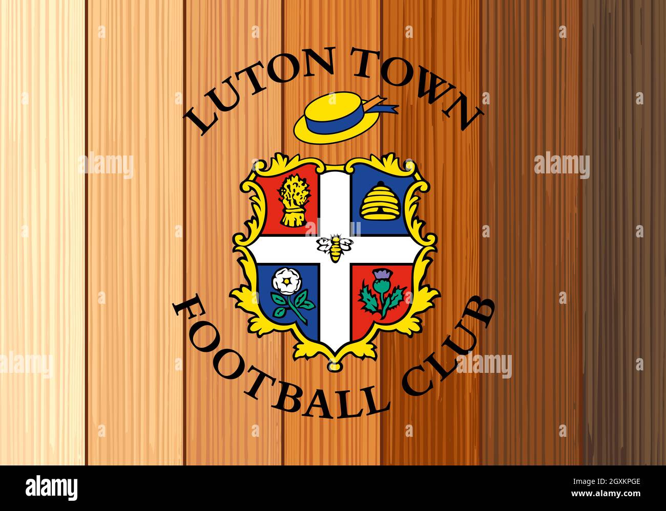 Stemma Luton Town F.C., Luton, una squadra di calcio dall'Inghilterra Foto  stock - Alamy