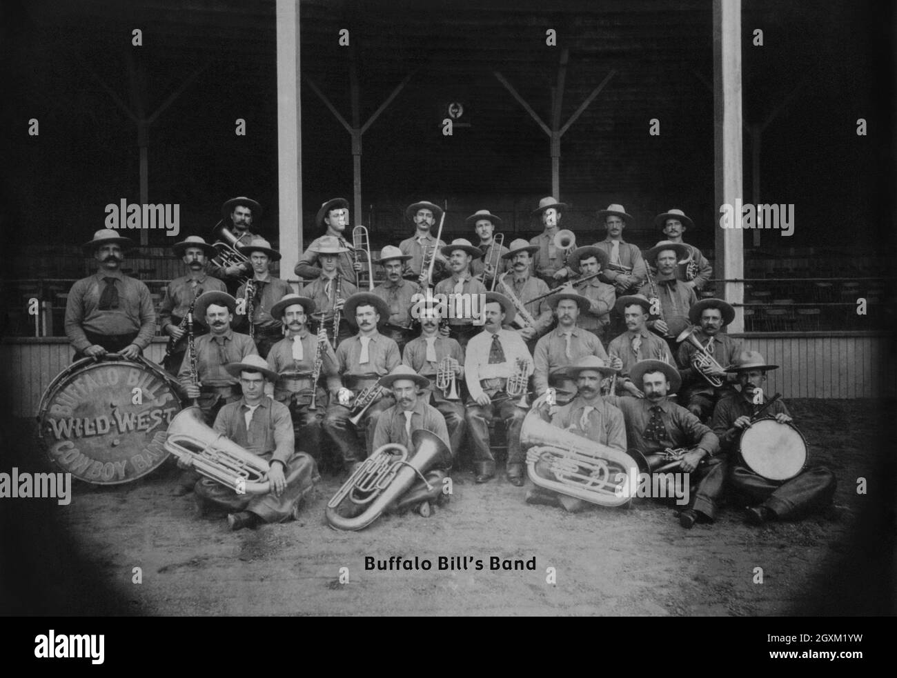 Banda Di Bill Buffalor Foto Stock