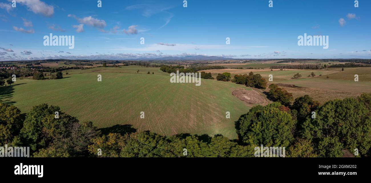 Harz Landschaft Blick richtung Hasselfelde Foto Stock