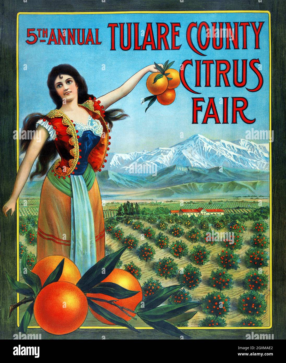 5th Annuale Tulare County Citrus Fiera Foto Stock