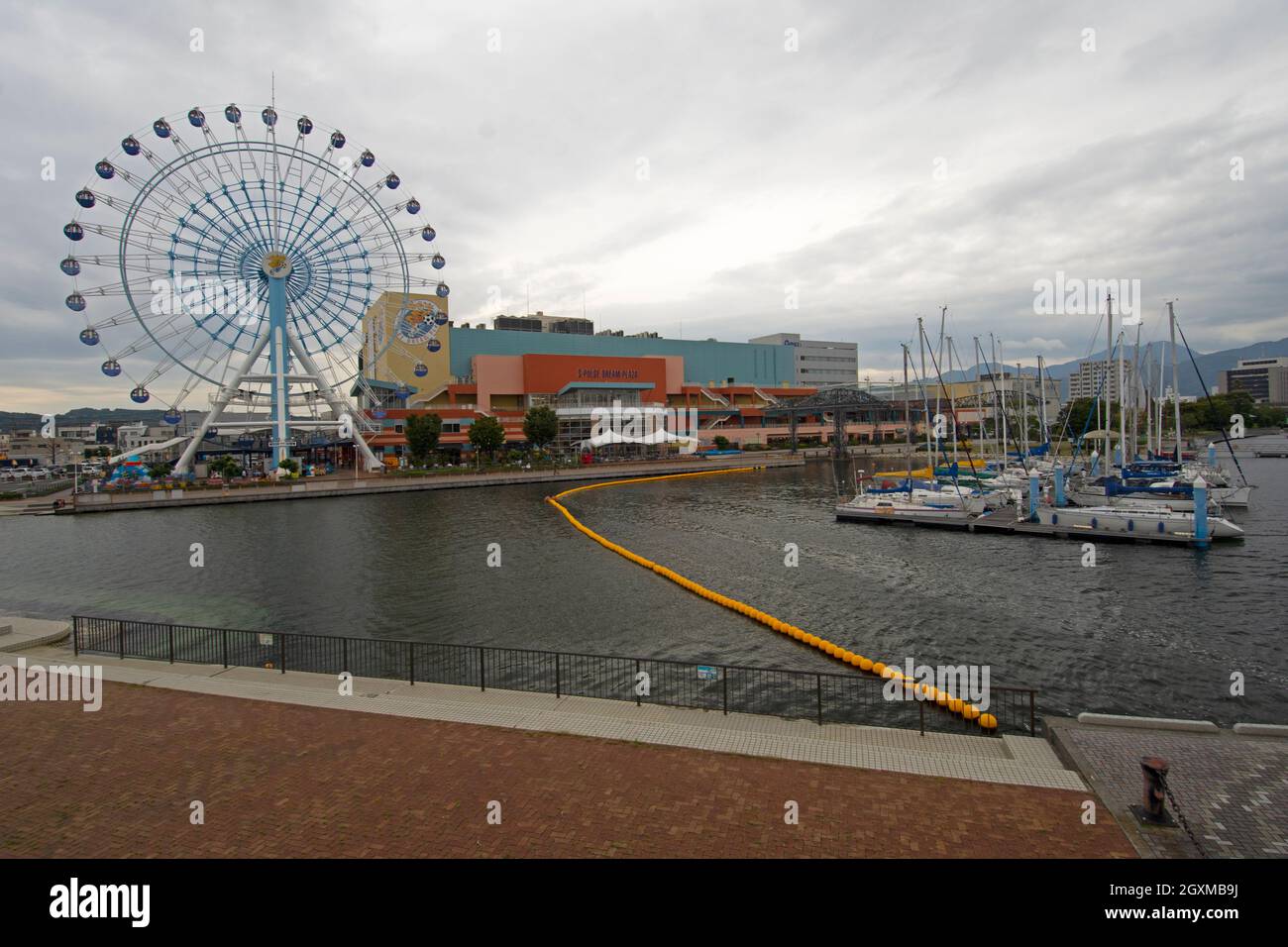 Dream Plaza Ferris Wheel nella zona Hinode di Shizuoka, Giappone Foto Stock