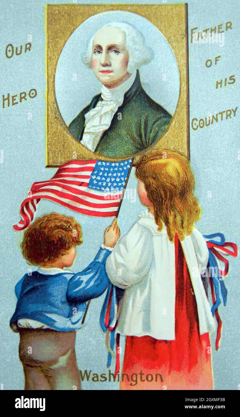 Nostro Eroe, Padre Del Suo Paese Foto Stock