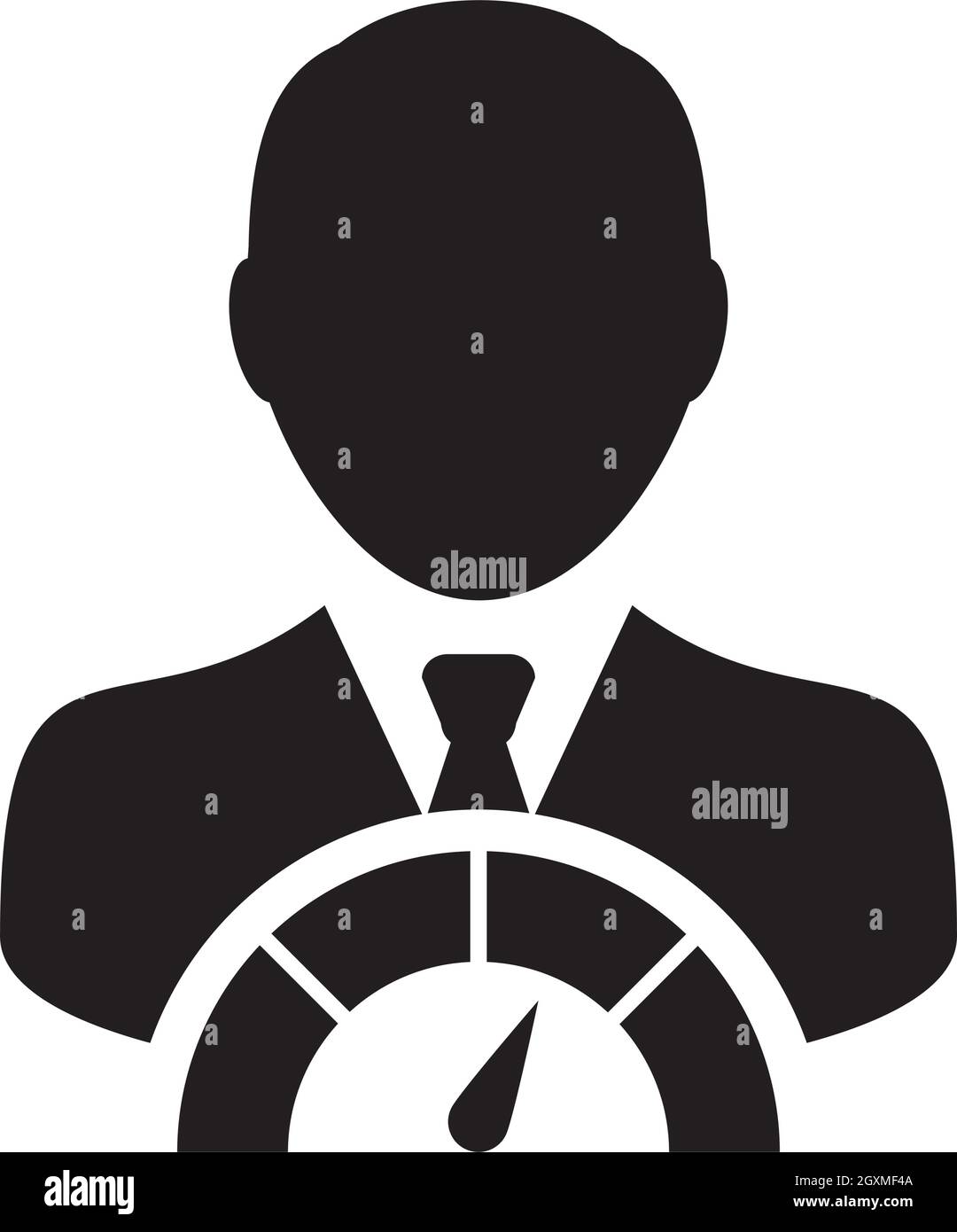 Sistema di credito sociale icona segno strumento vettore uomo utente persona profilo avatar simbolo per in un glifo pittogramma illustrazione Illustrazione Vettoriale