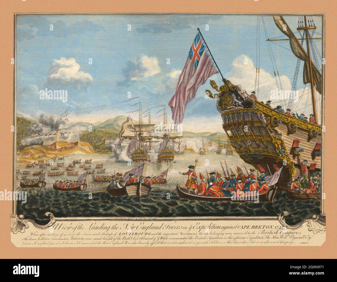 Atterraggio a Cape Breton Foto Stock